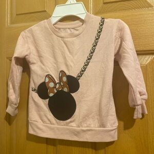 Disney Light Pink Minnie Mouse Sweatshirt